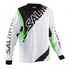 Майка вратаря (флорбол) SALMING PHOENIX JSY SR WHT/GREEN