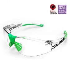Очки для флорбола и дриблинга SALMING SPLIT VISION прозрачный/GREEN 125 MM
