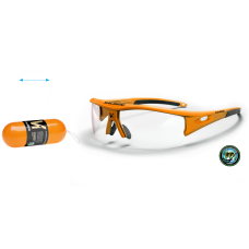 Очки для флорбола и дриблинга юниора PROT V1 FLUO ORANGE 125 MM (1182852-1818)